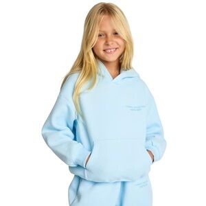 NWT COMFRT Pastel Limited Edition Baby Blue Hoodie Sweatshirt Kid’s Size Medium